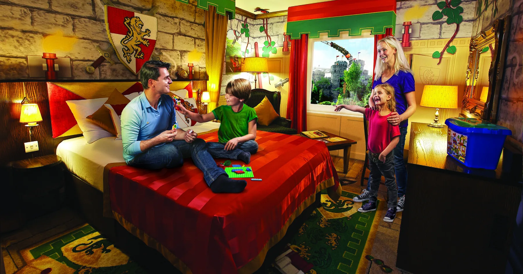 Temarommet Kingdom på Hotel Legoland i Billund